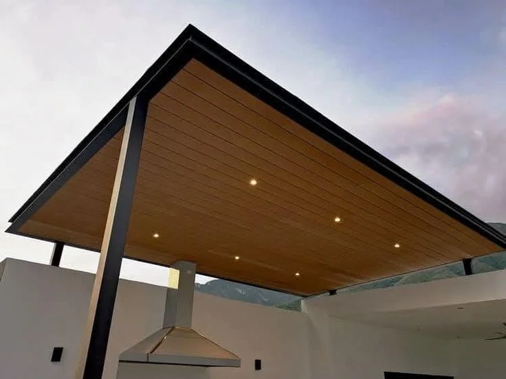 مظلات بديل الخشب حديثة في الرياض